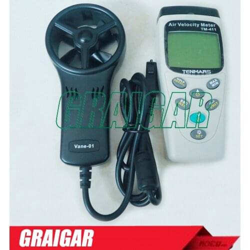 TM-411 High sensitive reaction Memory call display Anemometer wind meter tester gauge