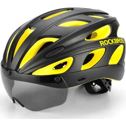 Bike Magnetic Helmet Sunglasses Bicycle Helmet Cycling Polarized Lense Visor Light Helmets