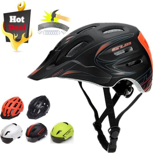 Big Deal Bicycle Helmet Downhill Ultralight Road Racing MTB Cycling Bike Safety Helmet Sport in-mold Brim Helmet Cascos Ciclismo