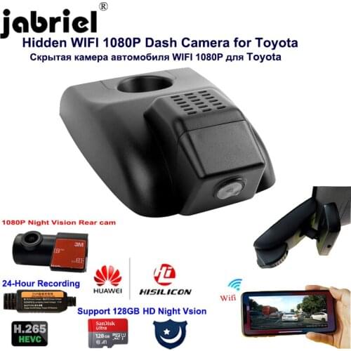 Wifi 1080P 24H Night Vision Dash cam car dvr for Toyota AVALON Camry chr Highlander rav4 Corolla crown sienna innova verso vios
