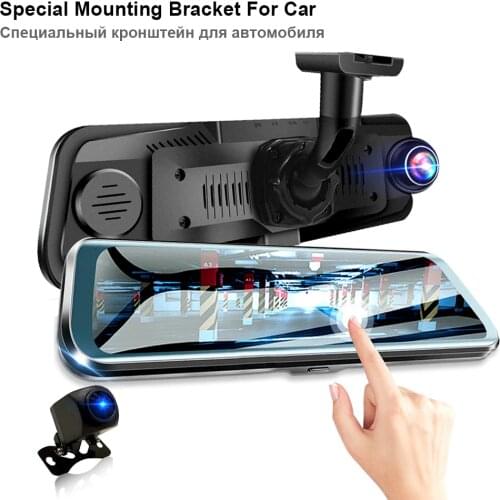 HGDO 10 inch Dash cam Touch screen Car dvr Dual Lens Full HD 1080P Night vision Camera Video registrar Recorder autoregistrars