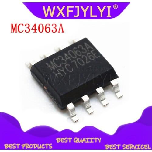 10PCS MC34063A SOP8 MC34063 SOP MC34063ADR MC34063ADR2G SMD new and original IC