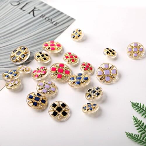10pcs Metal Buttons For Clothing DIY Apparel Sewing Decorative Button For Crafts Accessories GT-9039
