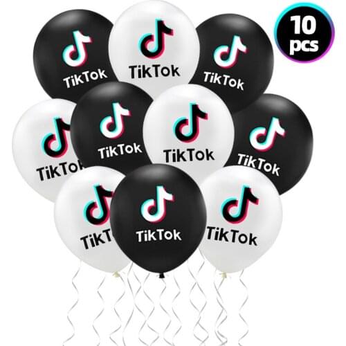 10pc/themed Birthday Party Balloon 12 Inch Latex Balloon Birthday Party Theme Party Decoration Ball Baby Shower Balloon