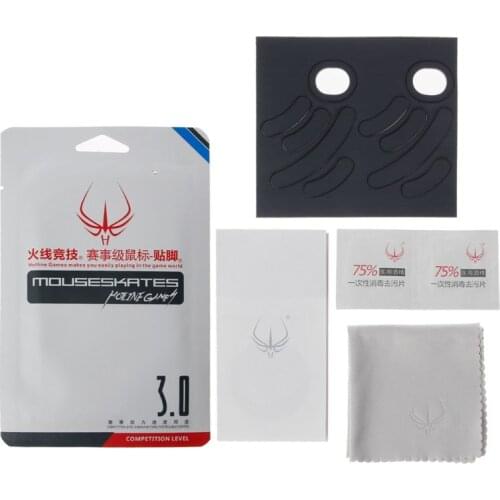 2 Sets/Pack Original Hotline Games Competition Level Mouse Feet Mouse Skates Gildes for Logitech G Pro Wireless Mouse 0.8mm