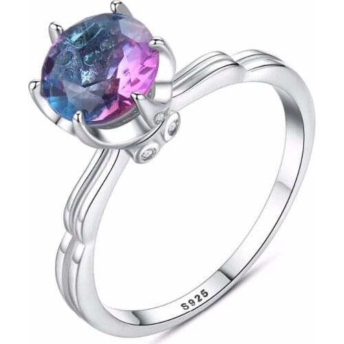 2018 New Arrival 100% 925 Sterling Silver Ring For Women Multicolor High Quality Zirconia Ring Gift Fine Jewels Wholesale