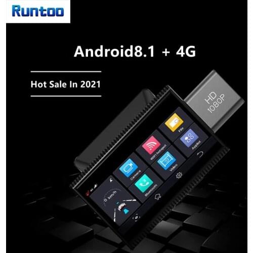 4G Android 8.1 Car DVR Camera Dash Cam WiFi GPS Tracking FHD 1080P Dual Lens Auto Video Recorder Dashcam Night Vision 24H Parkin