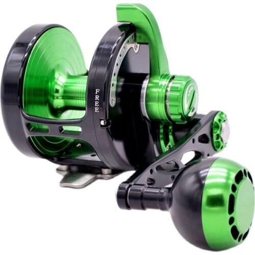 CAMEKOON Slow Jigging Reel Large Line Capacity 9+2BBs Saltwater Fishing Boat Fishing