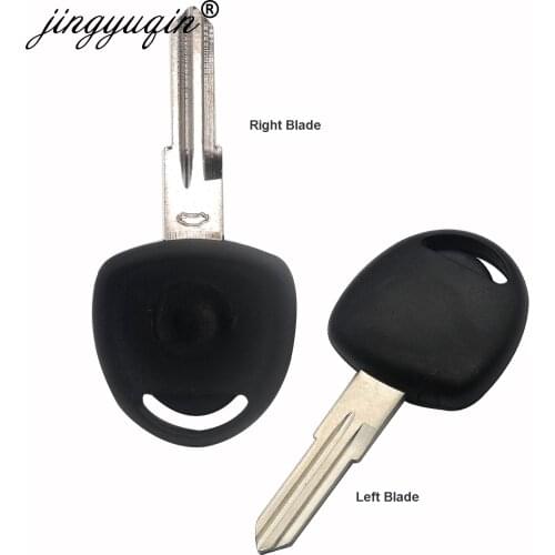 Jingyuqin Transponder Chip Car Key Shell Blank Case For Chevrolet Cruze Epica Lova Camaro Impala Fob Left/Right Blade Auto Key
