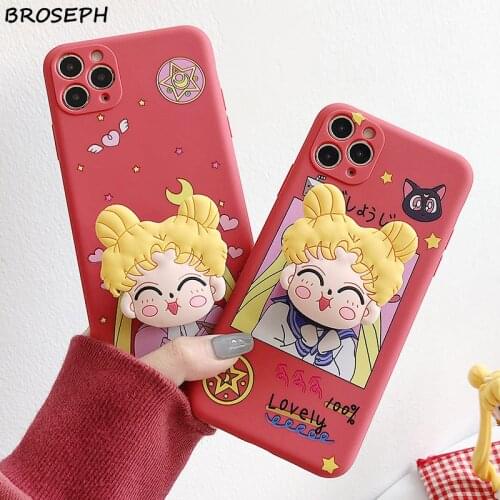 Finger Ring Stand Holder Case For iPhone 7 8 Plus SE 2020 Cases Cute Cartoon Shell Back Cover For iPhone 11 Pro Max X Xr Xs Max