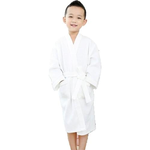 Kids Cotton bathrobe Steam Clothing Children Bath Robe Breathable