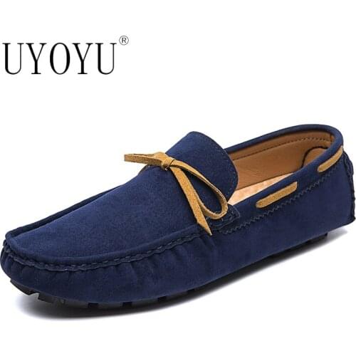 Size 48 Men Casual Shoes Fashion Men Shoes Genuine Leather Men Loafers Moccasins Slip On Mens Flats Male Driving Shoes 47 46 45