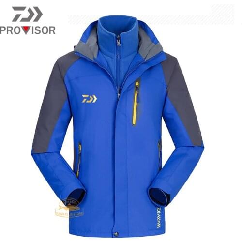 2020 DAIWA Fishing Jacket New Mens Outdoor Movement Breathable Fishing Cold Two-piece Detachable Waterproof Jacket