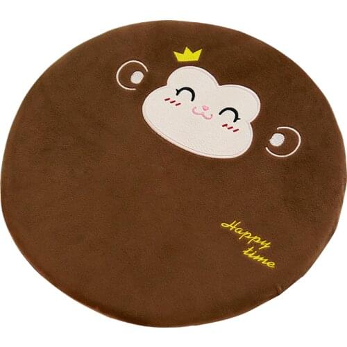 Memory Foam Fruit and Animal Shaped Chair Cushion Slow Rebound Slow Rebound Round Back Cushion Office and Student Chair Cushion