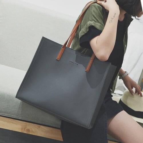 Bags Ladies 2021 New Trendy Atmosphere Pu Bag Fashion Niche One Shoulder Messenger Bag Large Capacity Simple Design Shoulder Bag