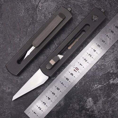 TC4 Titanium Alloy Heavy Duty Utility Knife Thickened EDC OLFA High Carbon Steel Wallpaper Knife