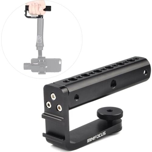 Universal 1/4'' Handle Grip Support Mount Handlegrip Extension Rod Holder for DJI Ronin S Smooth 4 Crane 2 Stabilizer Gimbal
