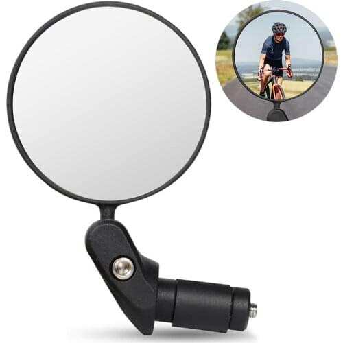 Bike Mirror Adjustable Rear View Mirror Foldable Convex Rearview Mirror For Road Bikes Mountain Bikes Motorcycles Accessories