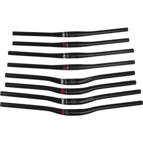 Bicycle Handlebar DH/FR/XC Aluminum Alloy MTB Mountain Bike Handlebar Flat/Rise Swallow One-Shaped 31.8mmX640/680/700/720/740mm