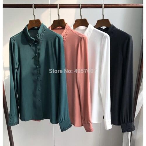 WISHBOP Openwork Blouses