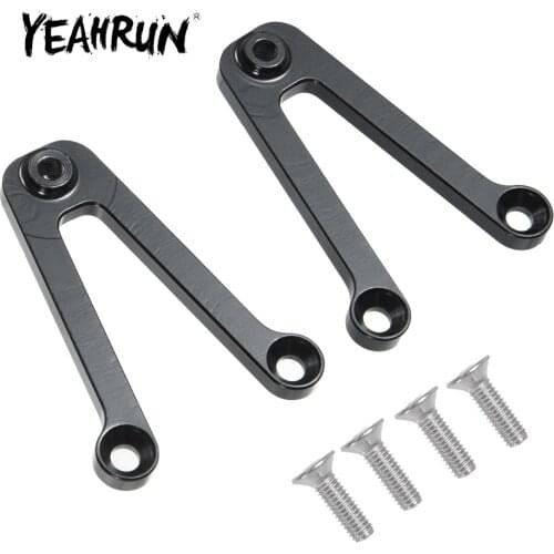 YEAHRUN 2Pcs Aluminum Front Extension Shock Mount for RC4WD TF2 Trail Finder 2 1/10 RC Crawler Car Upgrede Parts