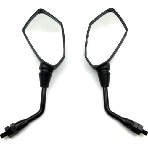 Motorcycle Scooter Plastic Black Rearview Side Mirrors Rear View Mirror For Kawasaki Z750 Z 750 2004-2011 Z1000 Z 1000 2003-2015