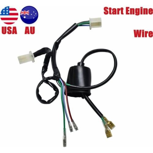 Motorcycle Dirt Pit Bike Kick Start Engine Wire Wiring Harness Loom For 50cc 70cc 90cc 110cc XR50 CRF50 SDG Trail Thumpsta