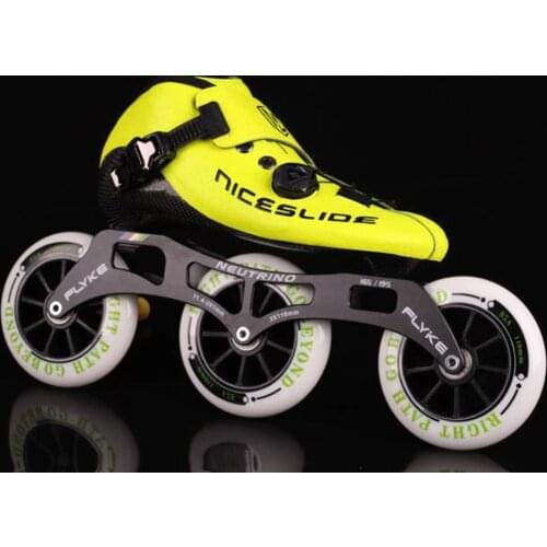2020 Niceslide Speed Inline Skates Self locking Carbon Fiber Professional Competition Speeding Skate Racing Skating Patines