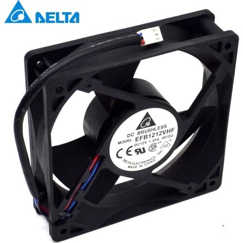 50pcs Delta Original EFB1212VHF 12V 1.20A 120*120*32mm violent cooling fan