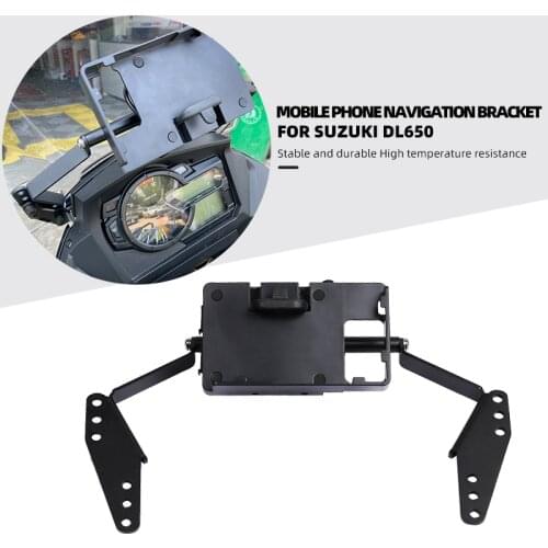 Motorcycle Accessories Navigation Bracket Mount Smartphone GPS Holder For Suzuki Vstrom650 V-Strom DL 650