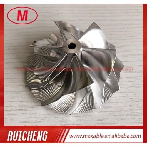 B03G reverse 6+6 blades 61.99/77.05mm High performance Turbo Billet/milling/aluminum 2618 compressor wheel