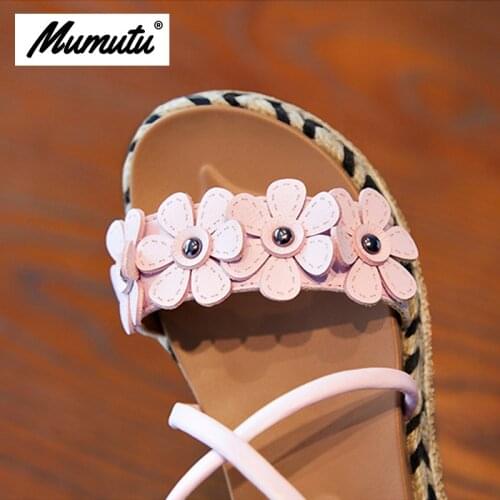 Odorless soft standard size children like girls breathable anti-wear casual light Girls summer scandals MM1580