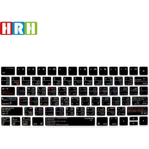 HRH VIM VI Functional Hot key Shortcuts Keyboard Cover Silicone Keypad Skin Protective Film For Apple Magic MLA22B/A US Version