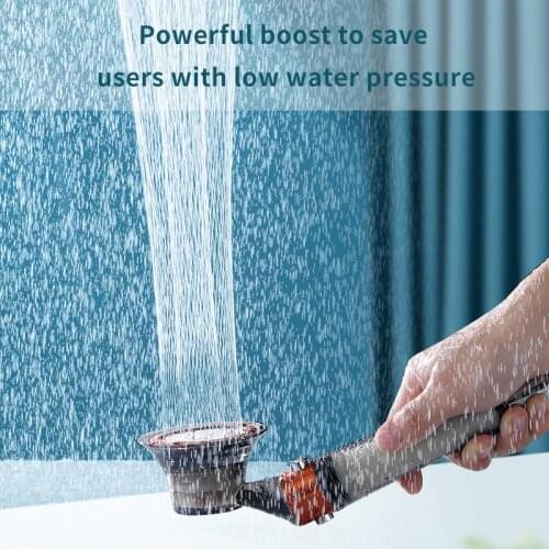 ZHANG JI New Turbocharged Filter Shower Can Replace The filter Ement With One Click To Stop Water For Bathroom