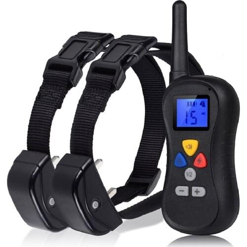 Electronic E-Collar Very Safe Pet Dog Training Shock Collar with Remote with Vibration for Dog Trainer Obedience Electric Collar