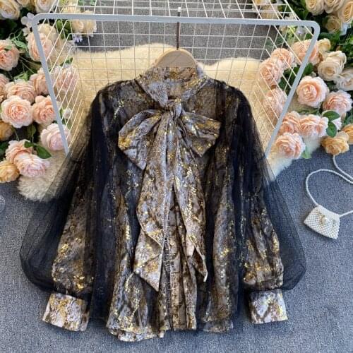 Блузки с бантом Finer Choi's China At AliExpress