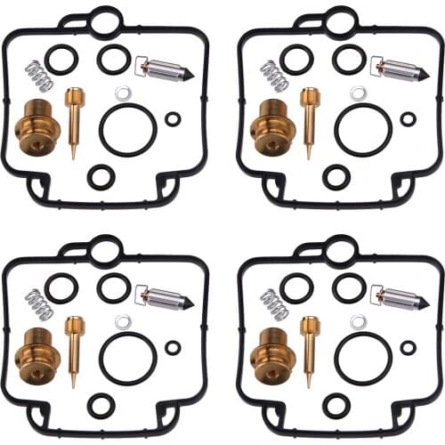 4 Sets Motorcycle Carburetor Repair Kit Rebuild Set Accessory Fit For Suzuki GSX-R 750 1990 1991 GSX-R 750W 1992 1993 1994 1995