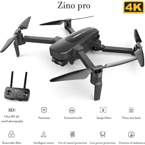 Zino Pro Hubson Uav H117p Dual-electric Portable Version Hubsan Professional Aerial Smart 4k Drone Remote Image Transmission