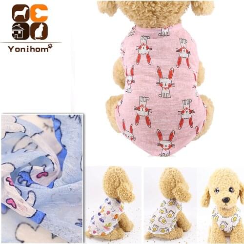 Summer Pet Dog Vest Clothes Mesh Breathable Puppy Cat Clothing for Small Dogs Chihuahua Shirts Cheap Dog Shirt Suit Pets Product