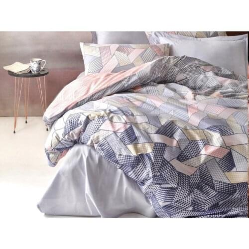 Cottonbox Model Dennis Double Personality Duvet cover Gray