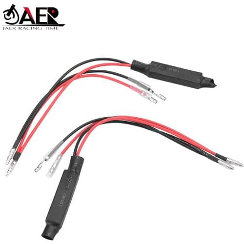 Pair Motorcycle 10W LED Reverse Turn Signal Light Load Resistor Indicator Decoder Solve Blinker Error Fix Error Flash Universal