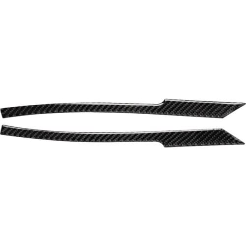 Fit For Audi Q5 8R SQ5 carbon fiber rearview mirror anti-collision strip decoration modified interior car accessories