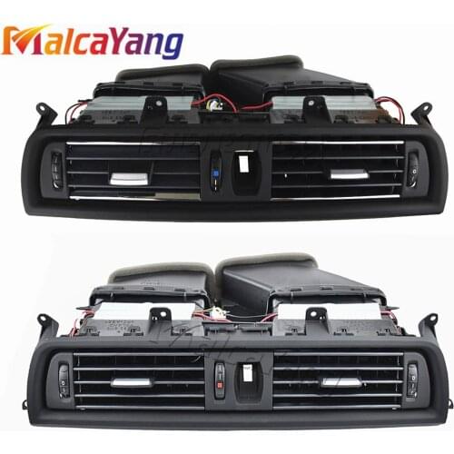 Dashboard Central Air Conditioner AC Vent Grille Complete Assembly For BMW 5 Series F10 F11 F18 64229166885 64229209136