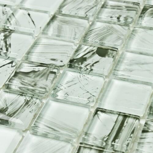 Gray DIY crystal glass mosaic HMGM1151C for kitchen backsplash tile bathroom shower hallway wall mosaic free shipping