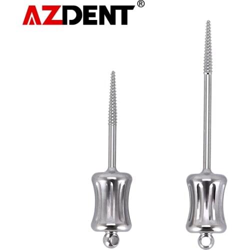 Dental Broken Root Drill Remnant Extractor Dental Extractor Apical Root Fragments Drill Stainless Steel Short 34.3mm Long 44.5mm