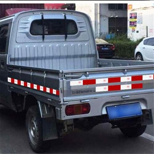 Traffic safety reflective material safety film annual review material car reflective stickers red and white cents night car tail