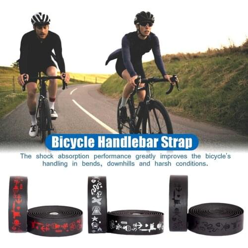 EVA Luminous Bike Handlebar Strap Shock Absorption Anti-Slip Tape Belt Wrap Protector Band For MTB Road Bikes Accessories 3Color