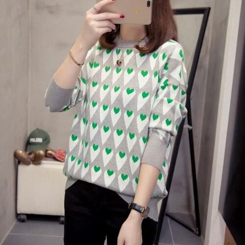 Loose knitted pullover woman blouses winter Womens sweaters clothing latest 2020 spring autumn korean vestidos female A6227
