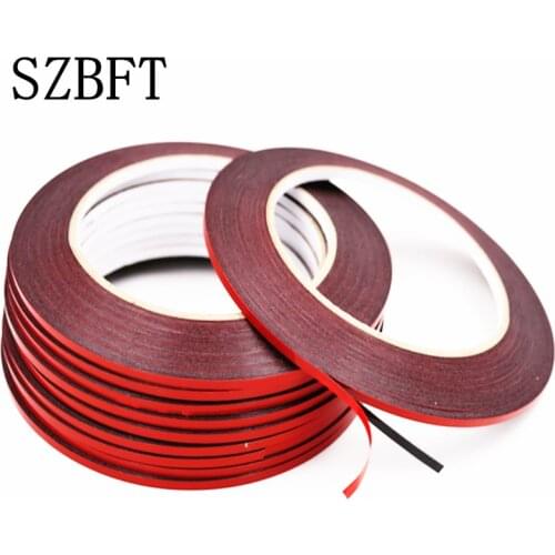 0.5mm thick 3mm width *10M /Roll Repair Black Dust Proof Sponge Foam Tape Double Sided Adhesive, Auto Gasket Phone PCB Sealing