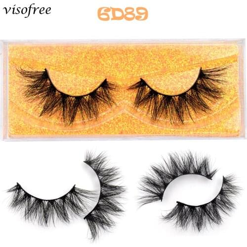 Visofree Mink Eyelashes 100% Cruelty free Handmade 3D Mink Lashes Full Strip Lashes Soft False Eyelashes Makeup Lashes